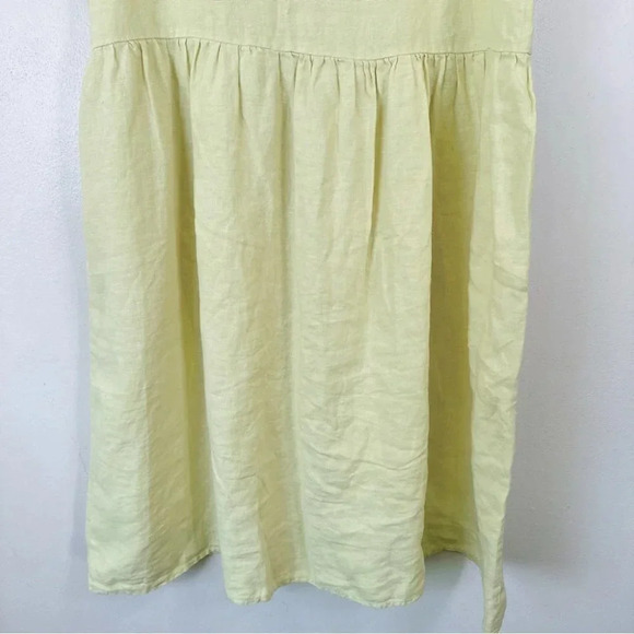 Abito Ruffle  Sleeve Linen Relaxed Fit Dress - Picture 7 of 16